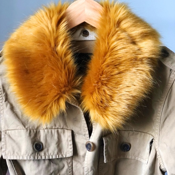 J. Crew Fall Jacket with Faux Fur Collar - Picture 2 of 7